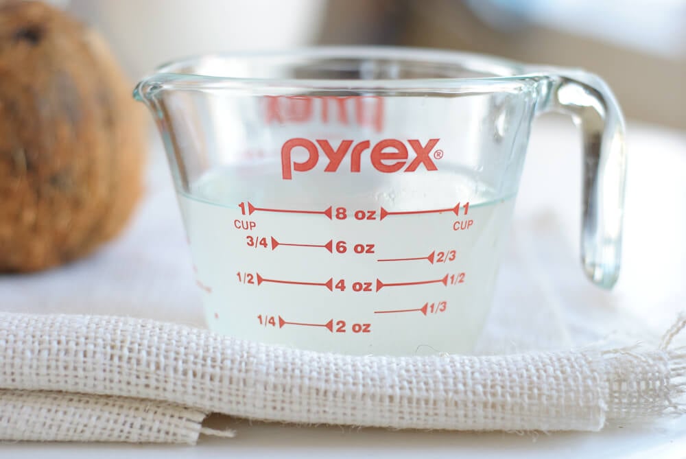 one cup fresh coconut milk one cup fresh coconut milk