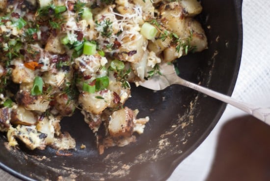 egg and potato scramble for one egg and potato scramble for one