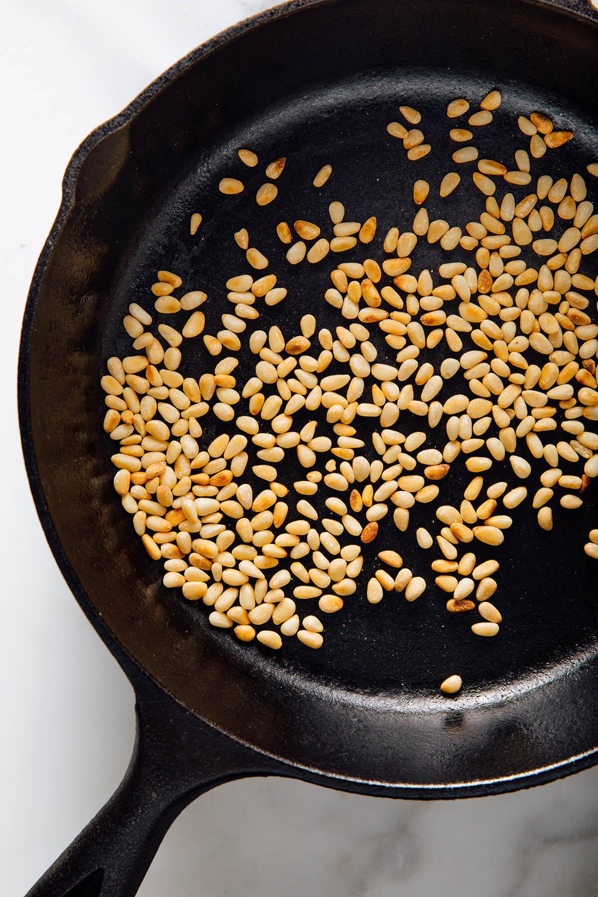 toasted pine nuts