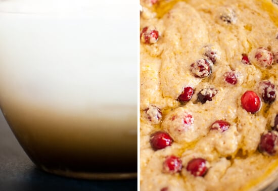 cranberry cornbread batter cranberry cornbread batter