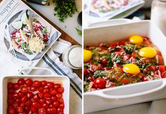 how to make tomato basil egg bake
