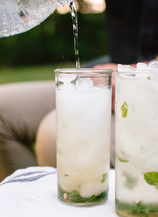 Lemon-basil mojito recipe - cookieandkate.com