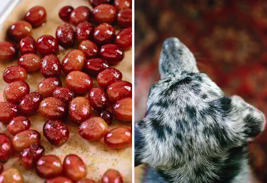 how to roast grapes