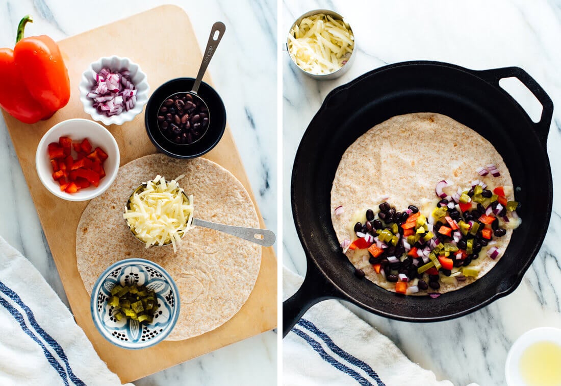 quesadilla ingredients