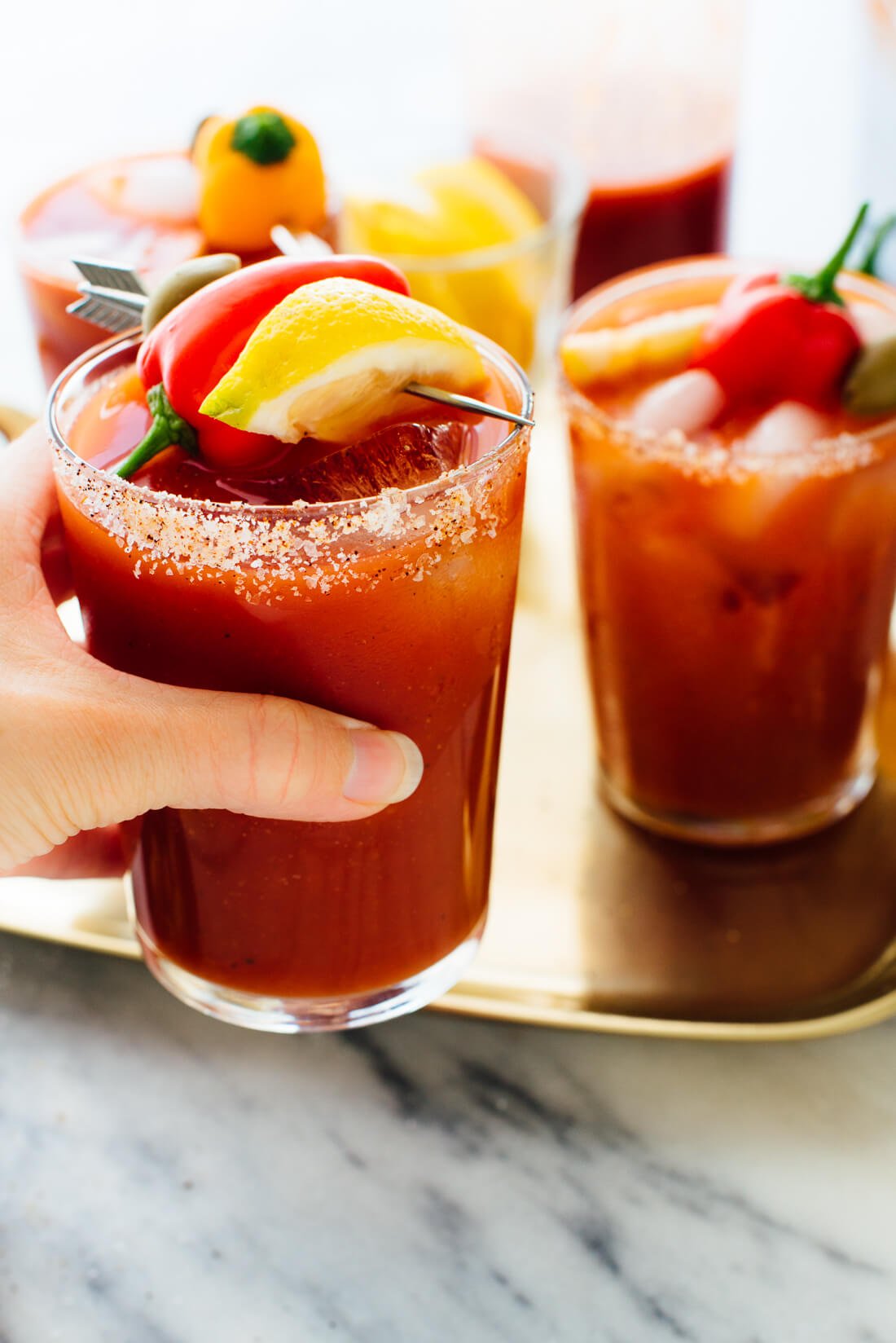 homemade bloody mary