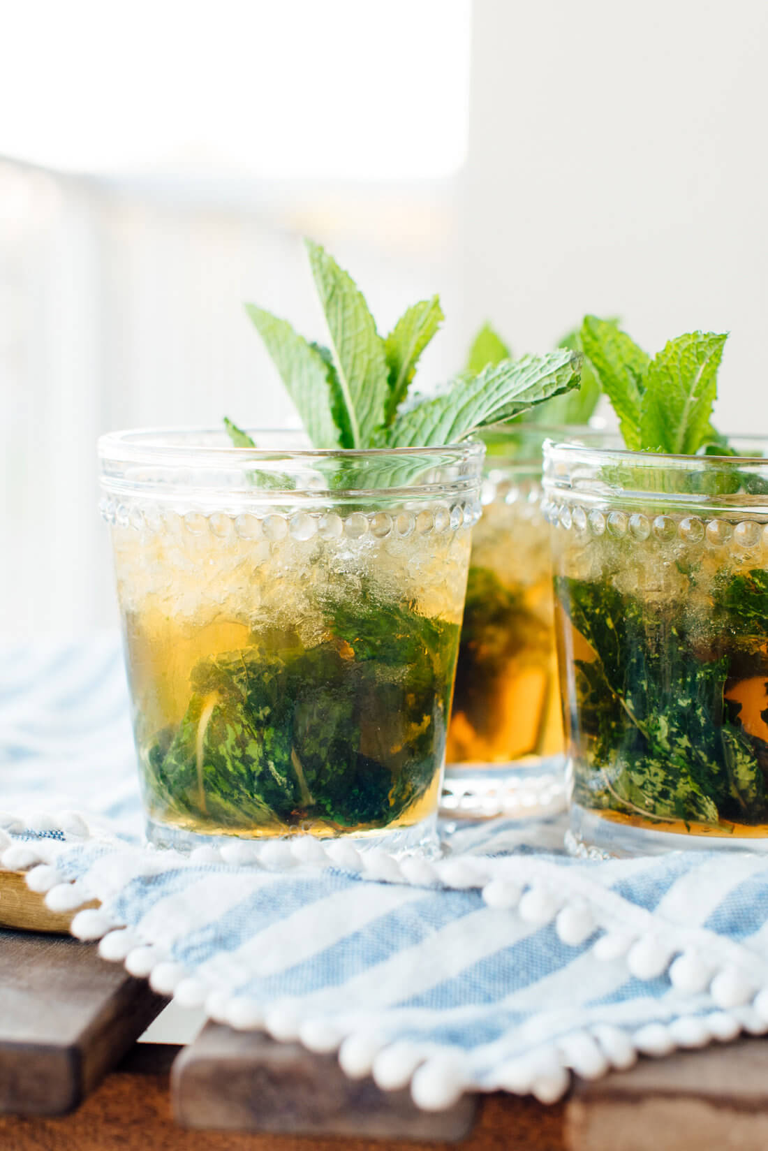 maple-sweetened mint julep recipe