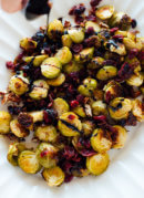 roasted brussels sprouts with balsamic vinegar drizzle