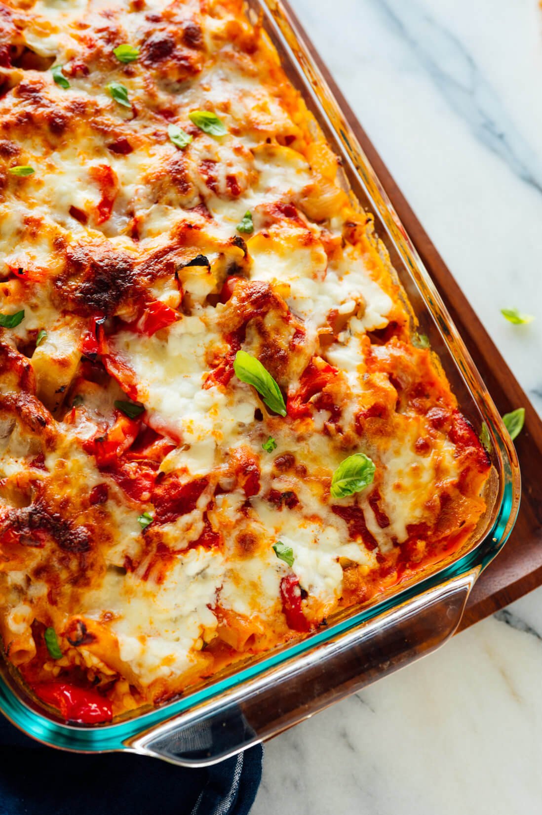 vegetable baked ziti recipe