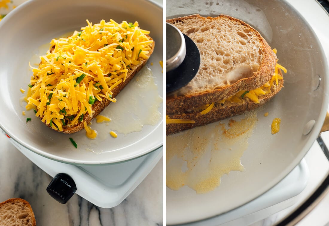 how to make grilled cheese sandwich