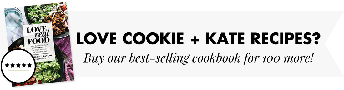 Love Real Food Cookbook banner