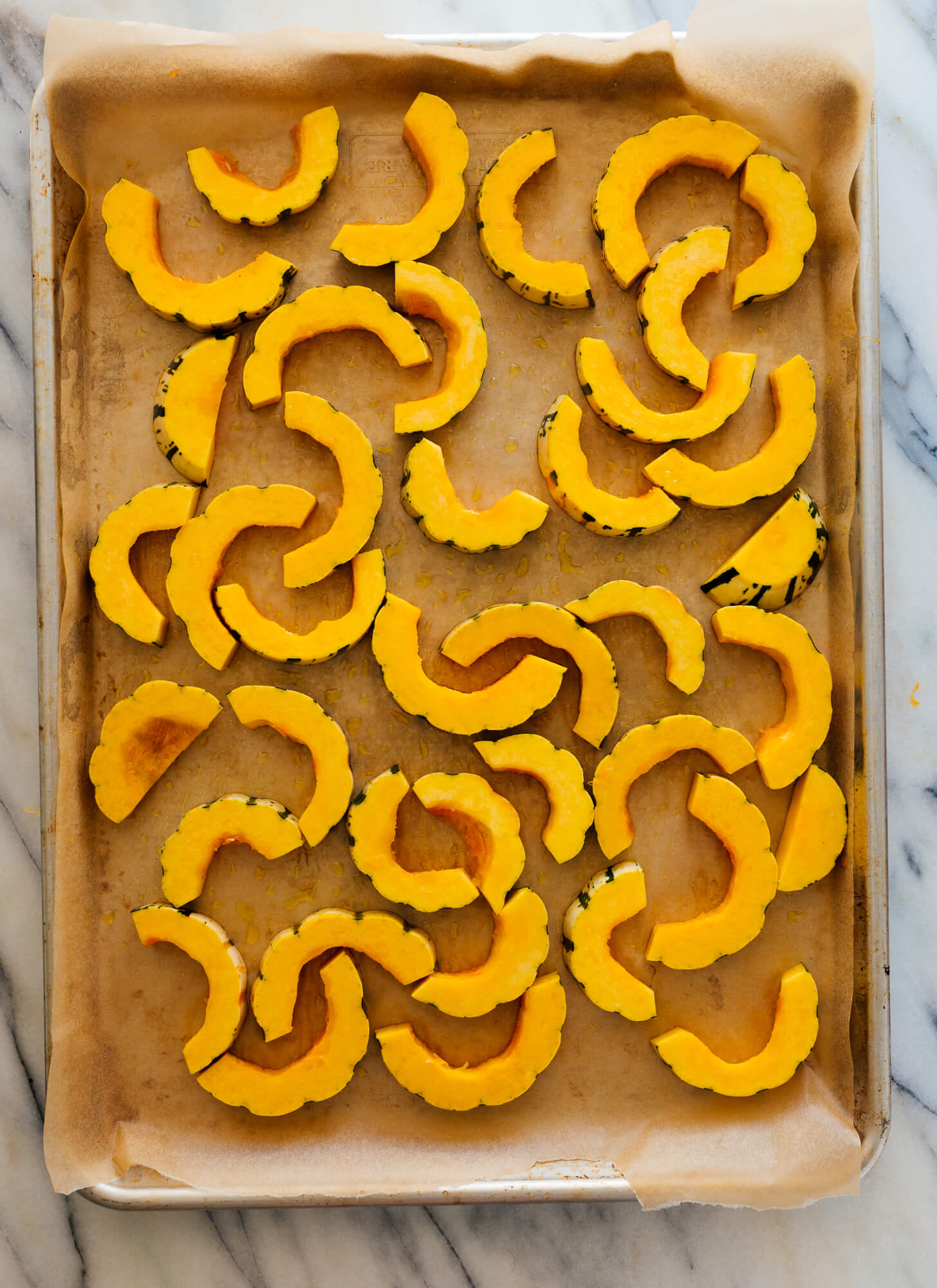 delicata squash before roasting