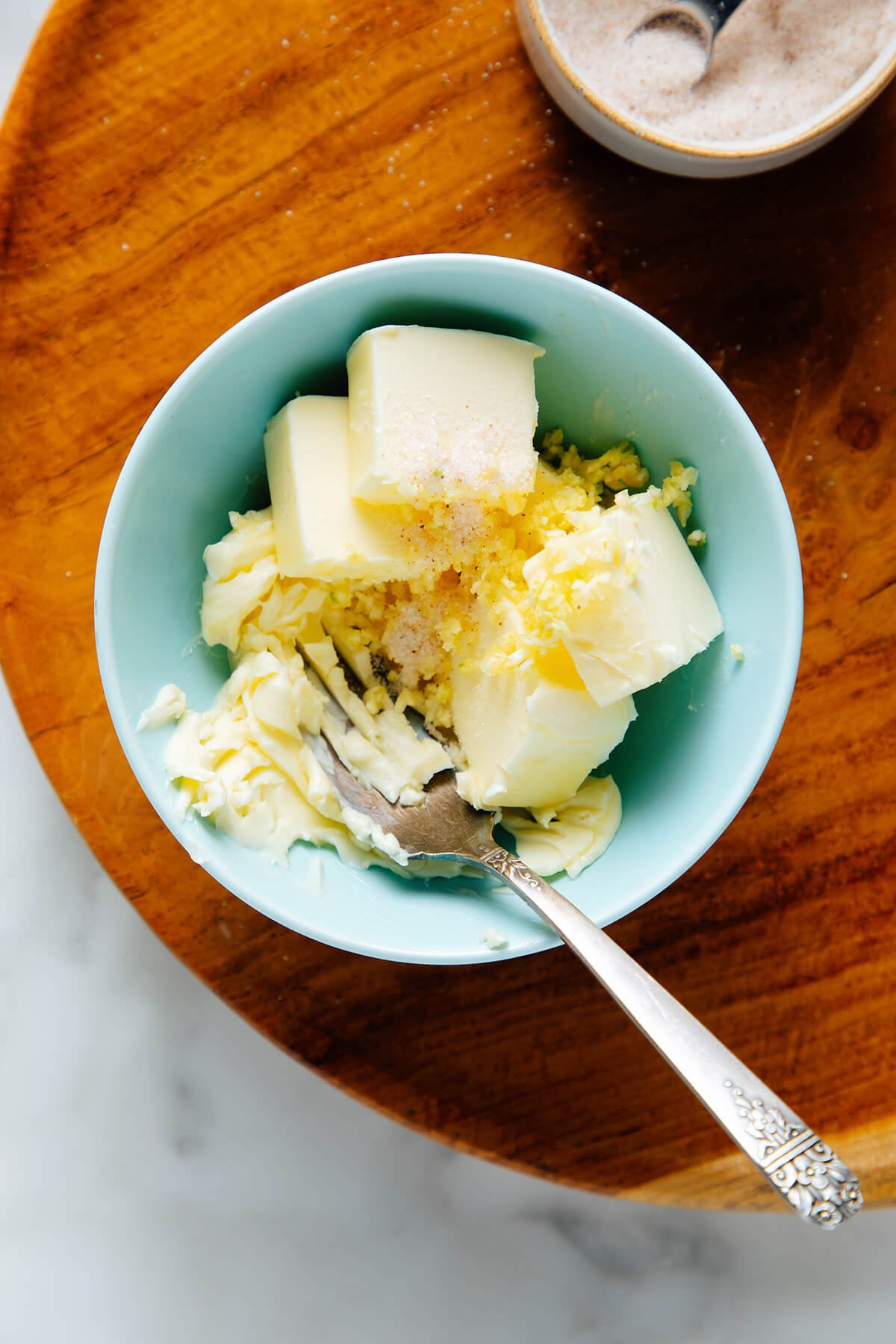 butter and seasonings