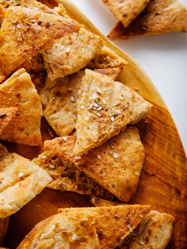 baked pita chips