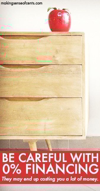 Why You Should Be Careful With 0% Financing Offers